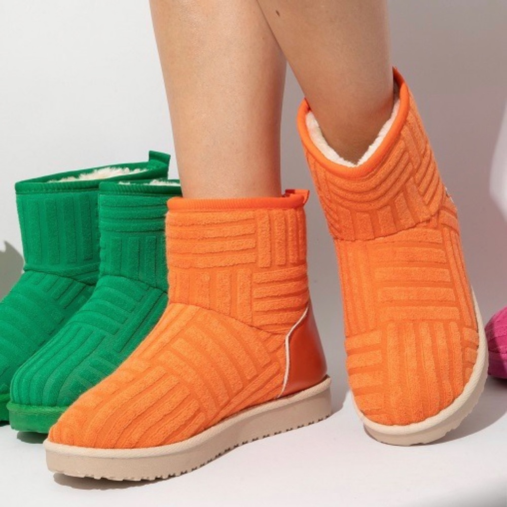 Fabric Design Bootie (Suggest Go up in Size)